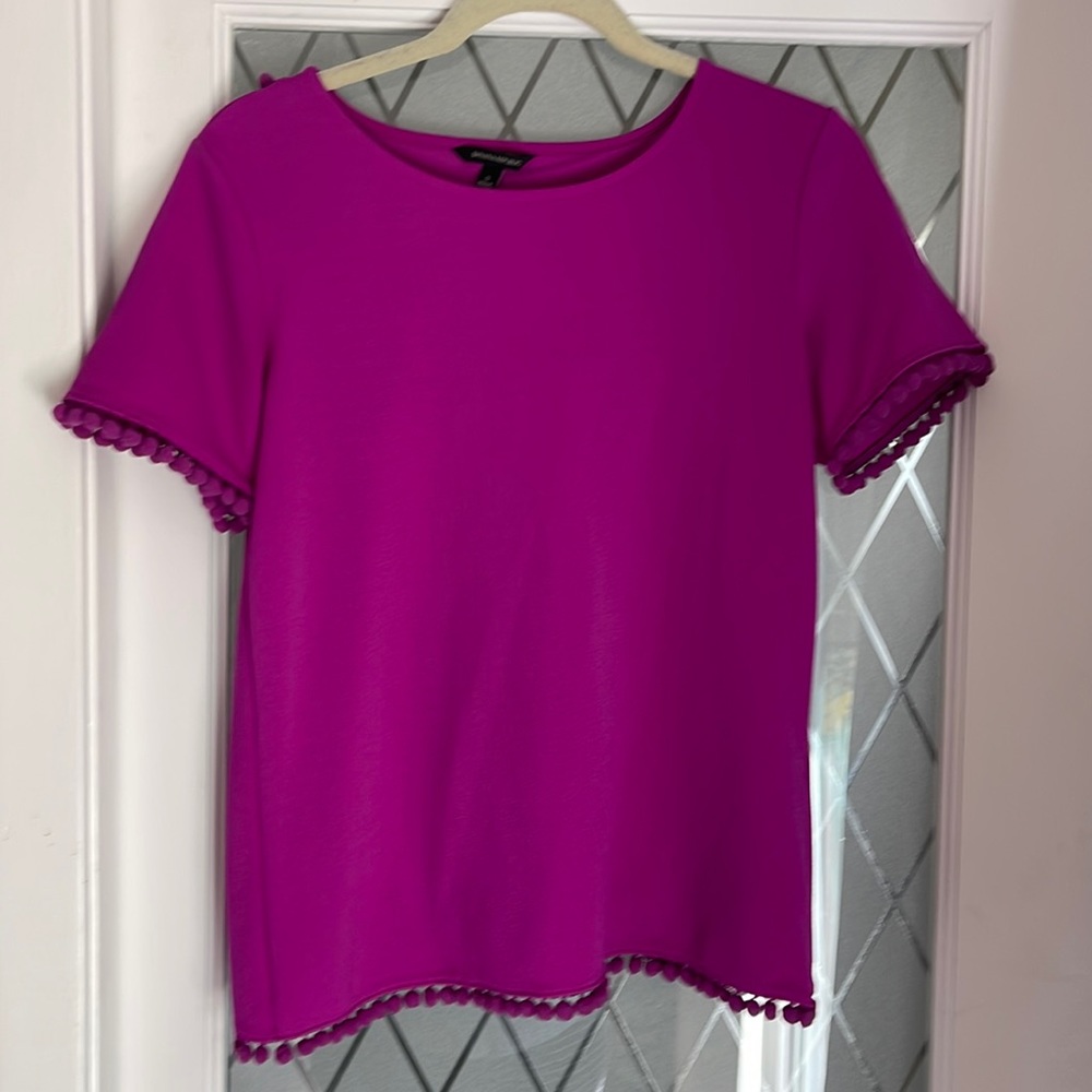 Fuchsia banana republic top